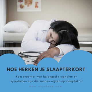 Hoe herken je een slaaptekort? - Ozysleep