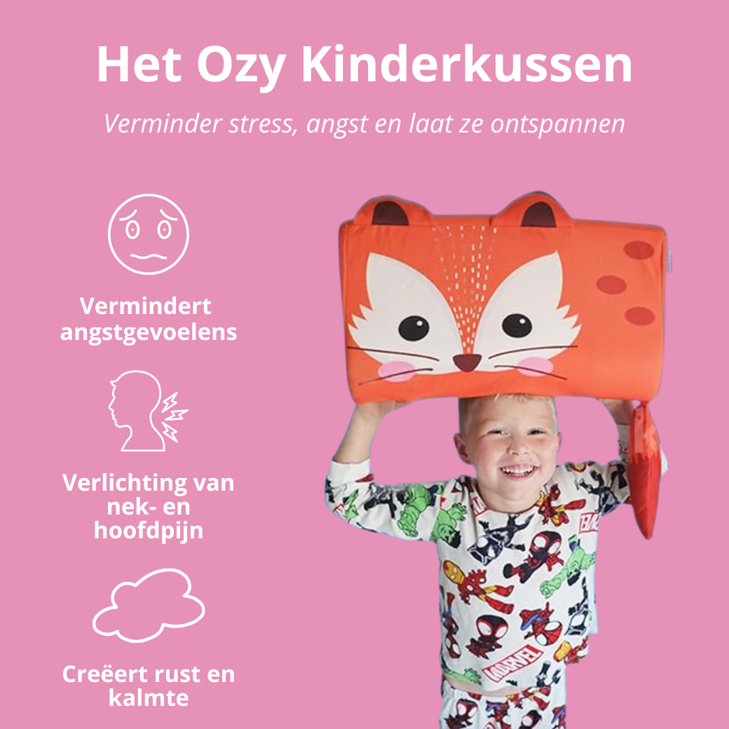 Ozy Kinderkussen | Blij en rustig slapen